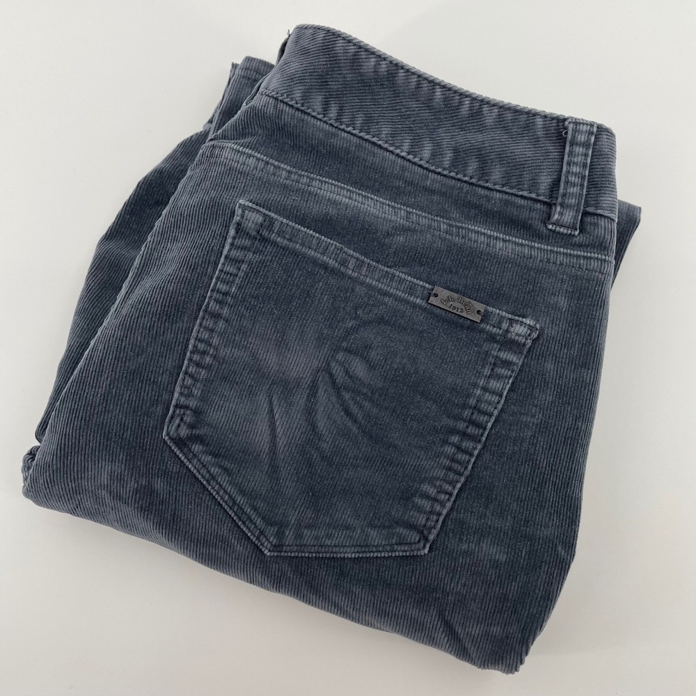 L.L Bean Favorite Fit Corduroy Pants Women's Size 10 Reg Gray Straight Leg